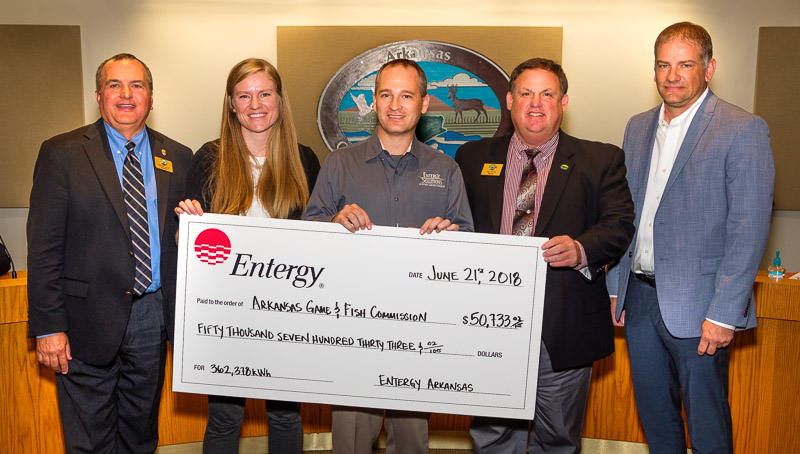 Arkansas Game And Fish Commission Receives Energy Efficiency Rebate 